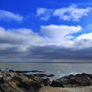 La mer au Pouliguen avec une météo qui change en 3 minutes 😎.#france #sea #landscape
